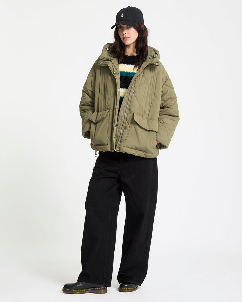 Chaqueta Out Of Boxy Puff - Wintermoss