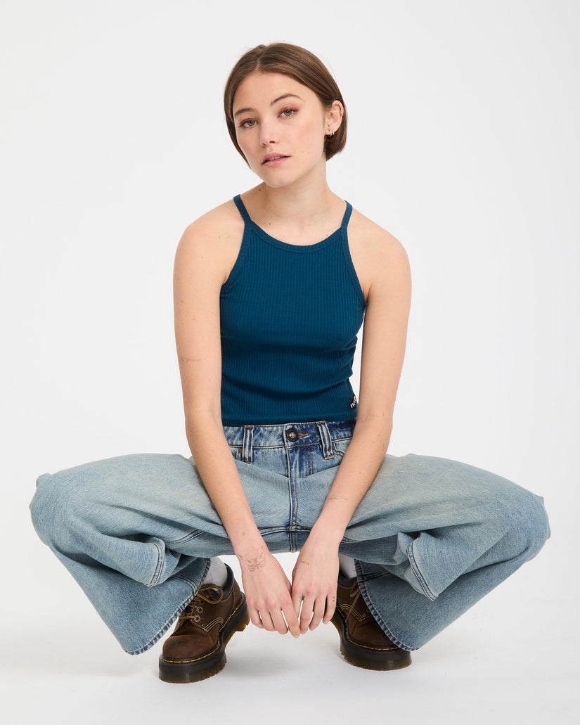 Pantalón vaquero Beeggy - Dusty Blue Wash