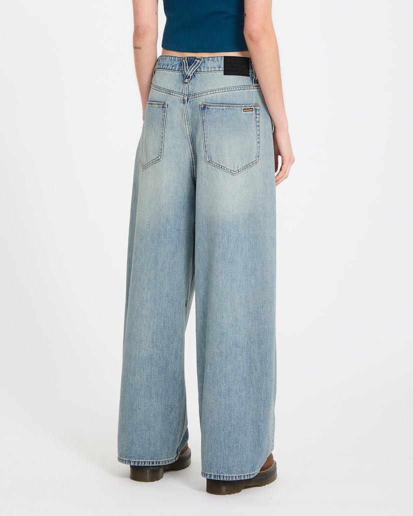Pantalón vaquero Beeggy - Dusty Blue Wash