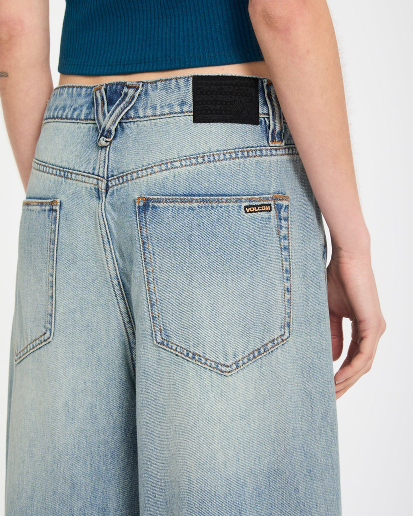 Pantalón vaquero Beeggy - Dusty Blue Wash