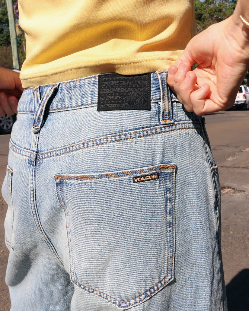 Pantalón vaquero Beeggy - Dusty Blue Wash