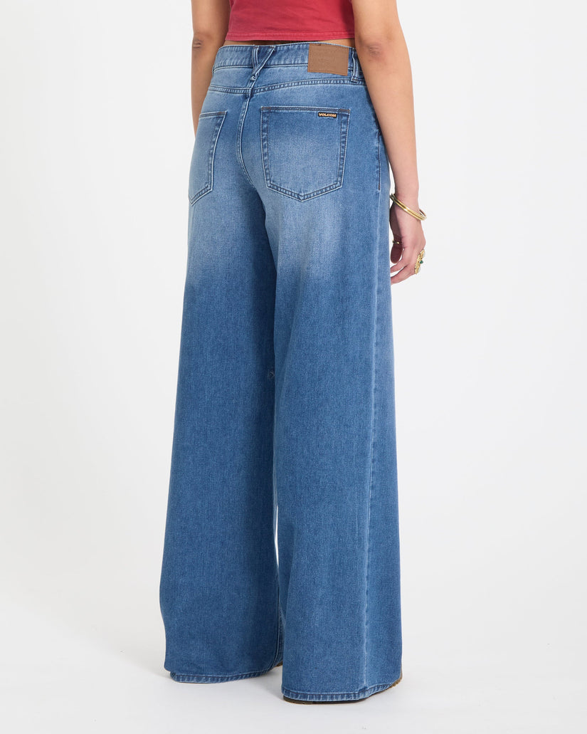 Pantalón vaquero Stoned Boyfriend Low Rise - Worn Light Blue