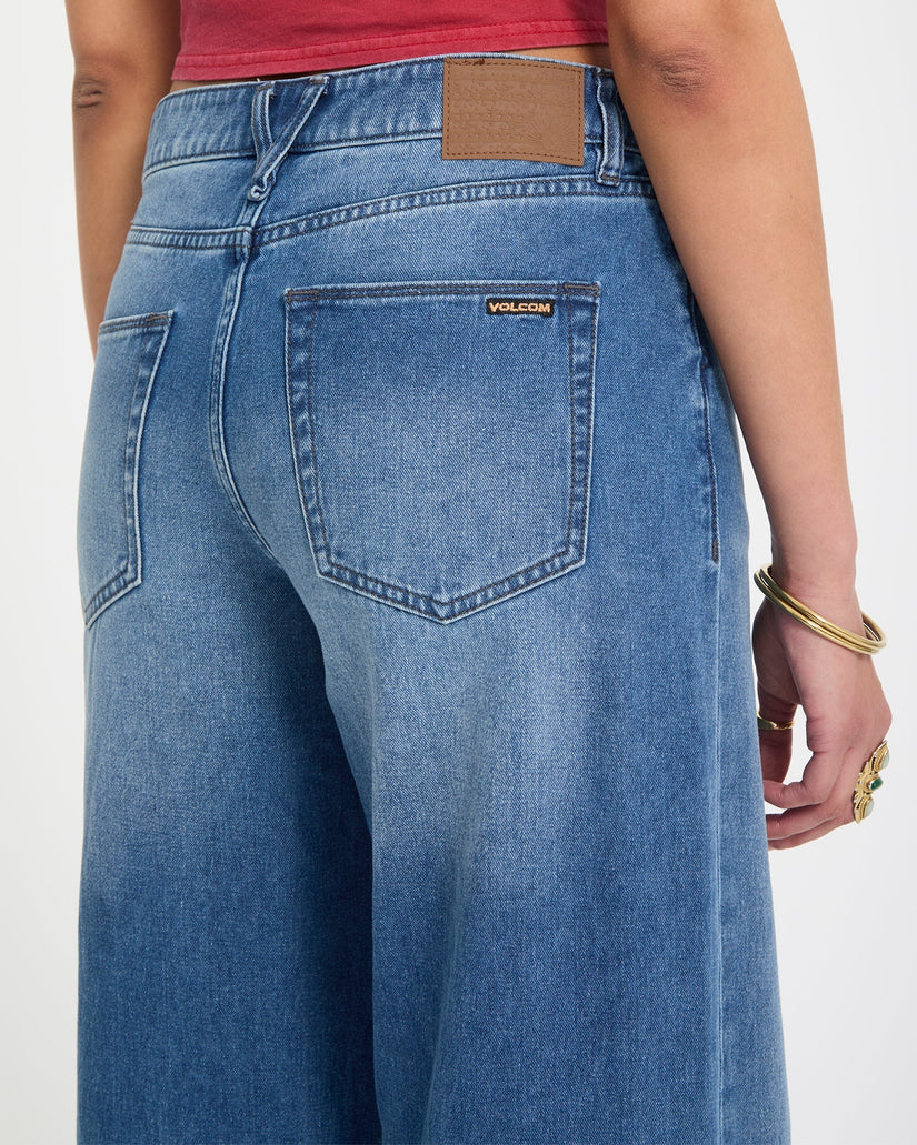 Pantalón vaquero Stoned Boyfriend Low Rise - Worn Light Blue