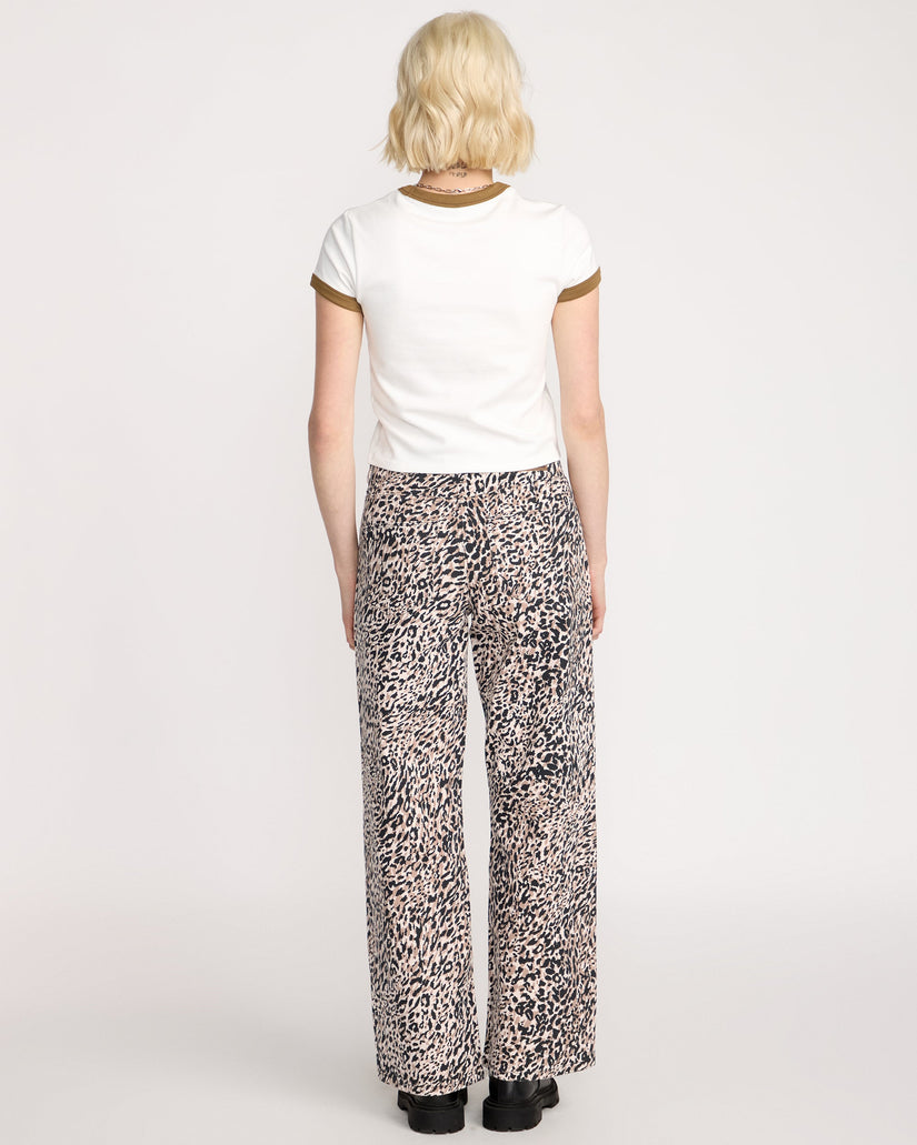 Pantalón Vaquero Stoned Boyfriend Lowrise - Animal Print