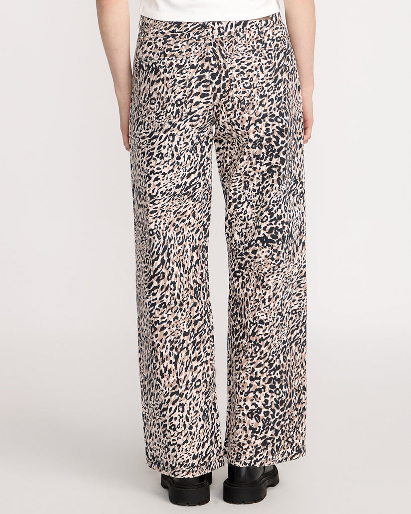 Pantalón Vaquero Stoned Boyfriend Lowrise - Animal Print