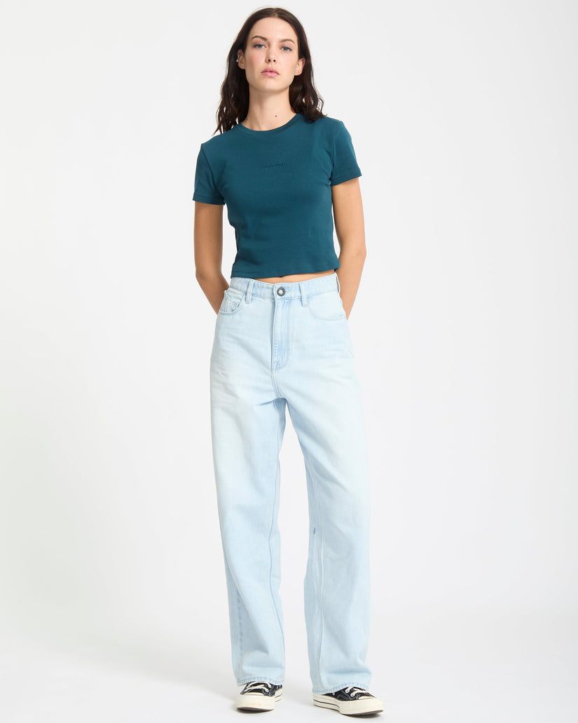 Pantalón Vaquero Weellow II  - Bleached Aqua