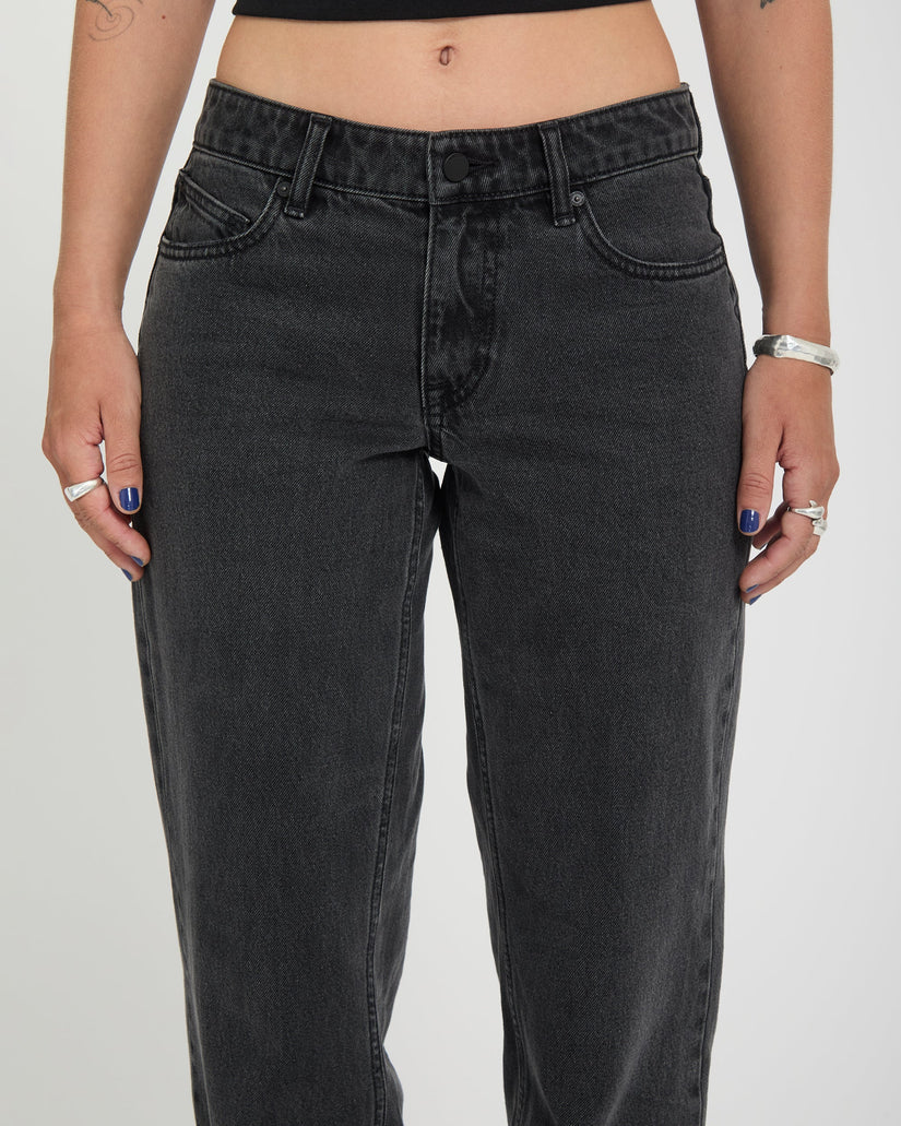 Pantalón vaquero Stoned Low Waist - Washed Slate