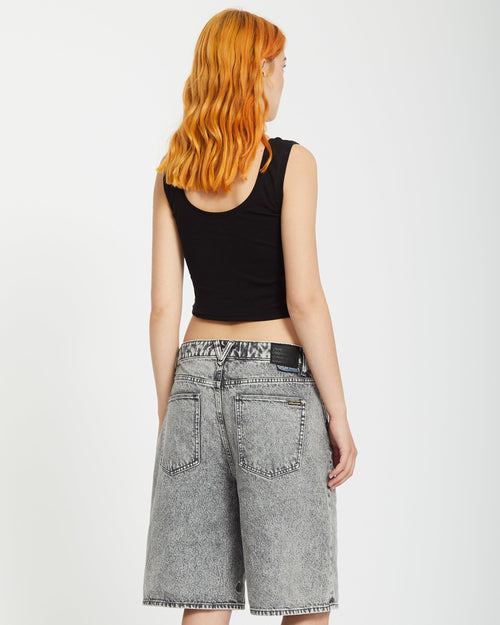 Pantalón corto vaquero Beeggy - GREY VINTAGE