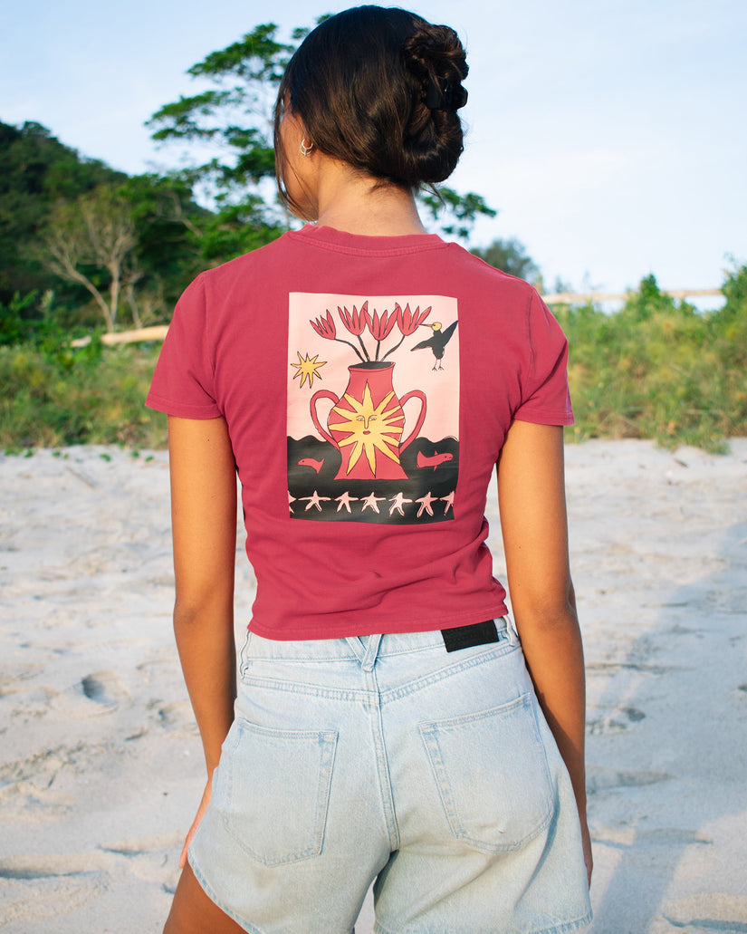 Pantalón corto Stoned Boyfriend - Blue Bird