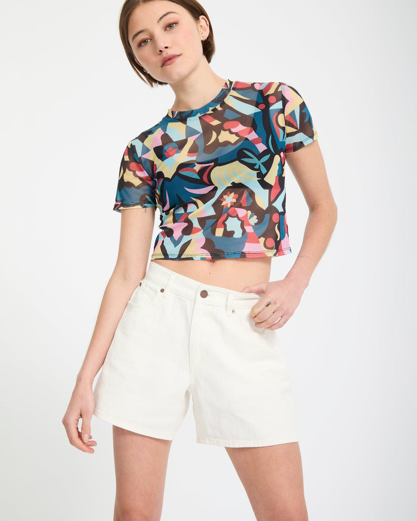 Pantalón corto Stoned Boyfriend - Vintage White
