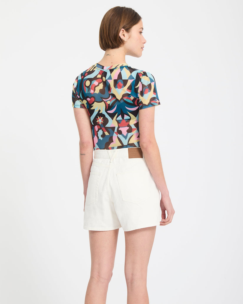 Pantalón corto Stoned Boyfriend - Vintage White