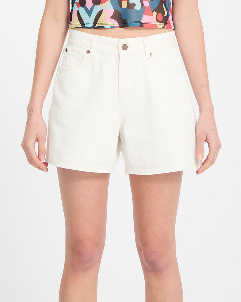 Pantalón corto Stoned Boyfriend - Vintage White