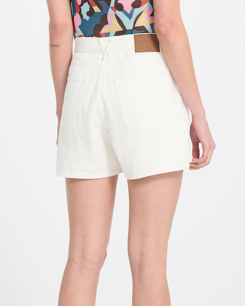 Pantalón corto Stoned Boyfriend - Vintage White