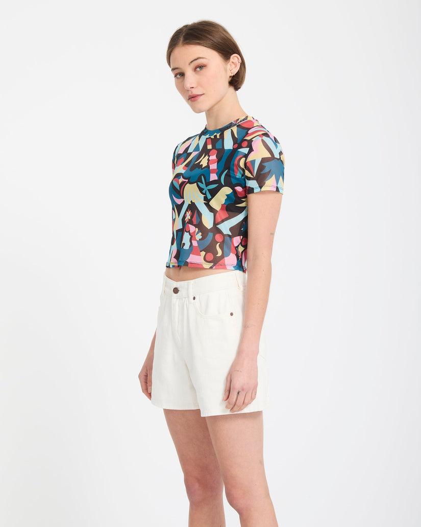 Pantalón corto Stoned Boyfriend - Vintage White