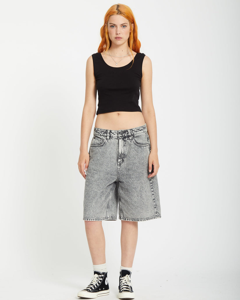 Pantalón corto vaquero Beeggy - Grey Vintage