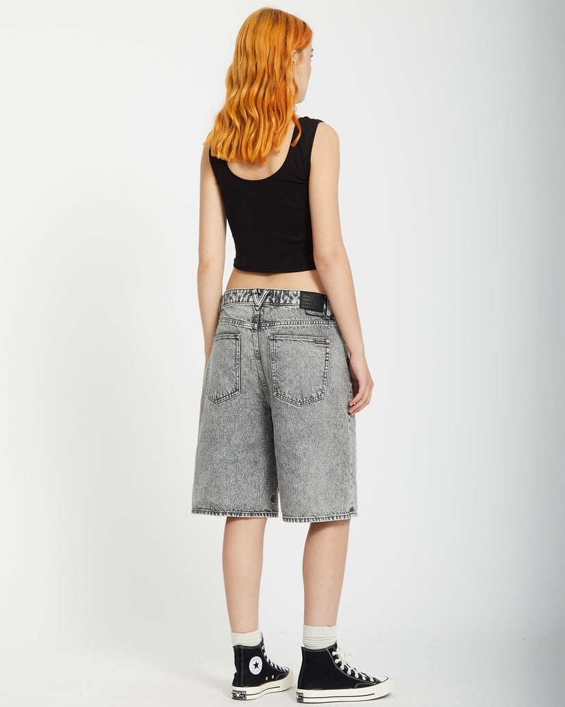 Pantalón corto vaquero Beeggy - Grey Vintage