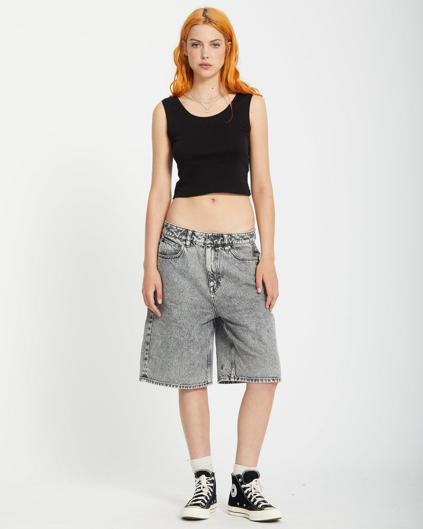 Pantalón corto vaquero Beeggy - Grey Vintage