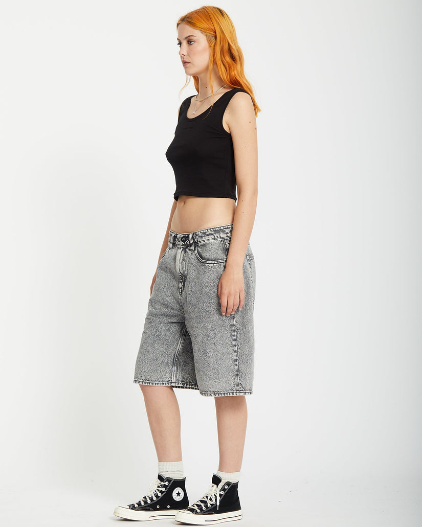 Pantalón corto vaquero Beeggy - Grey Vintage