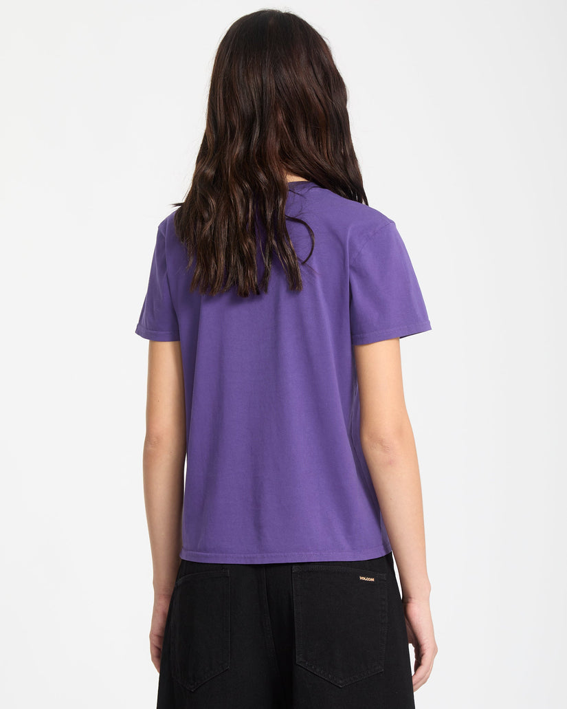 Camiseta Solid Stone Emb - Acai