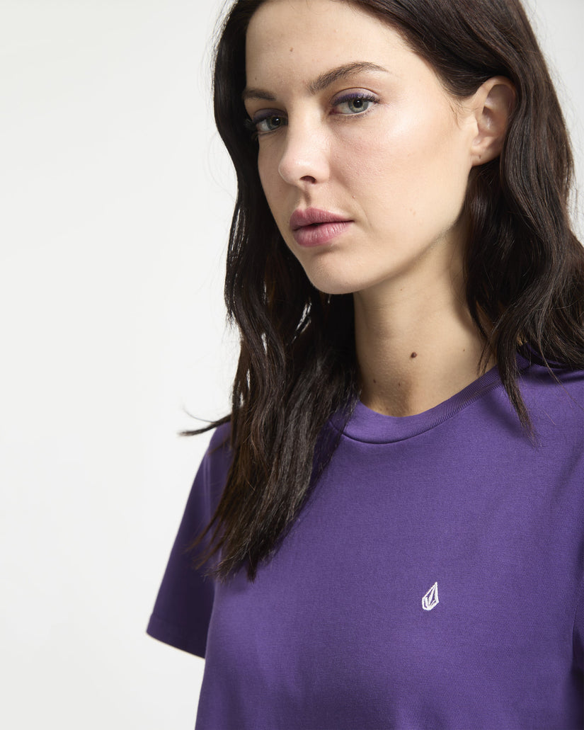 Camiseta Solid Stone Emb - Acai