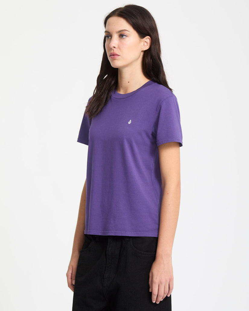 Camiseta Solid Stone Emb - Acai