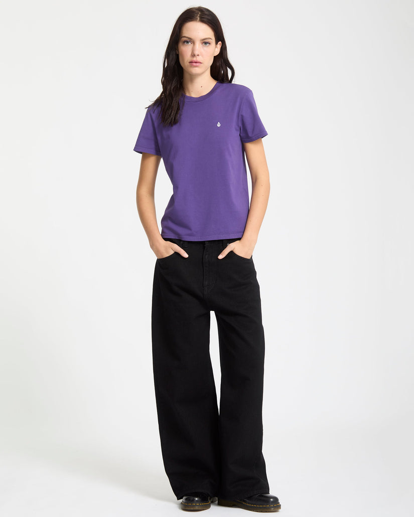 Camiseta Solid Stone Emb - Acai