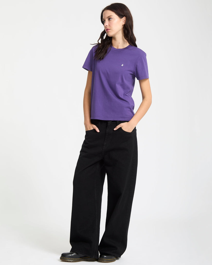 Camiseta Solid Stone Emb - Acai