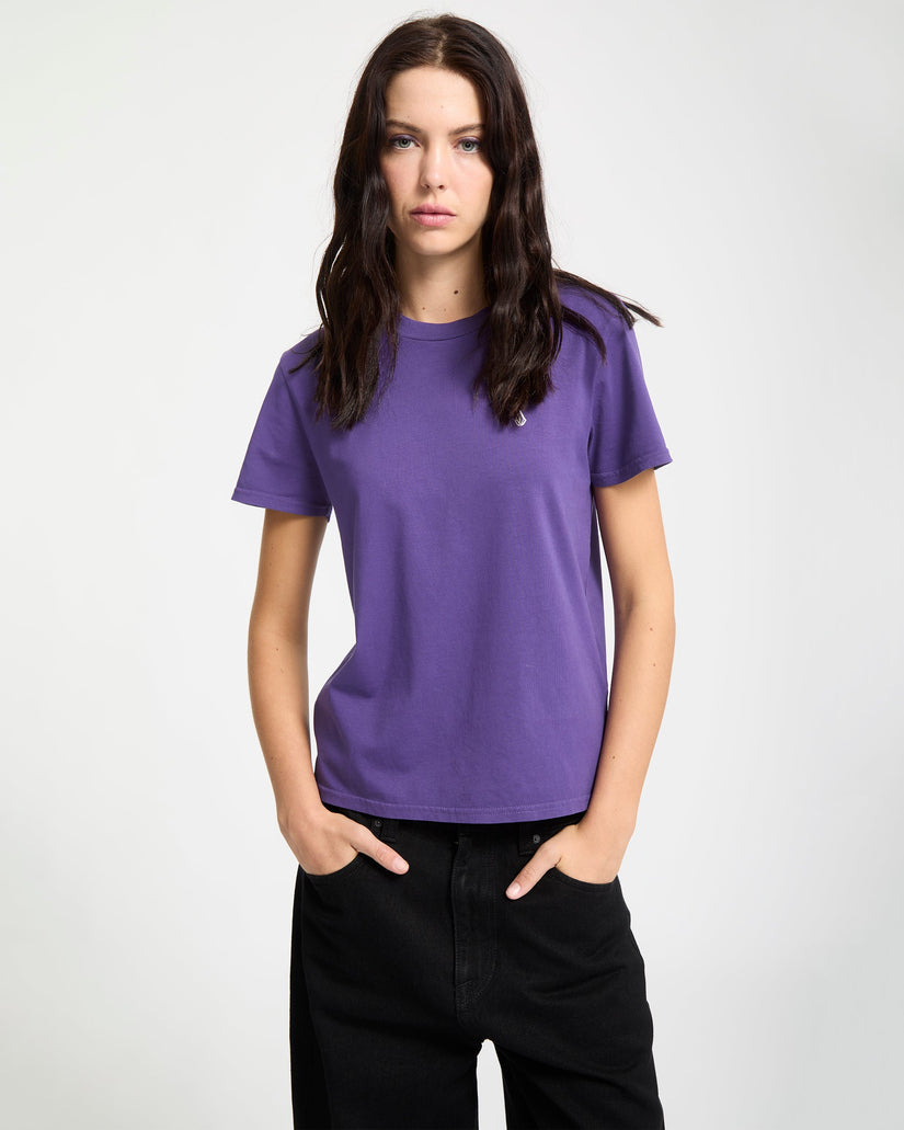 Camiseta Solid Stone Emb - Acai