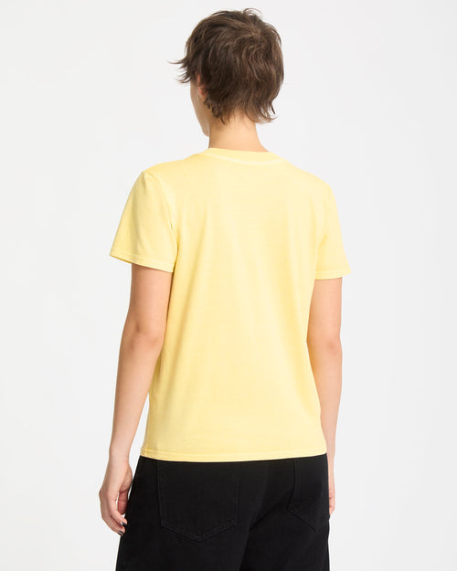 Camiseta Solid Stone Emb - Dawn Yellow