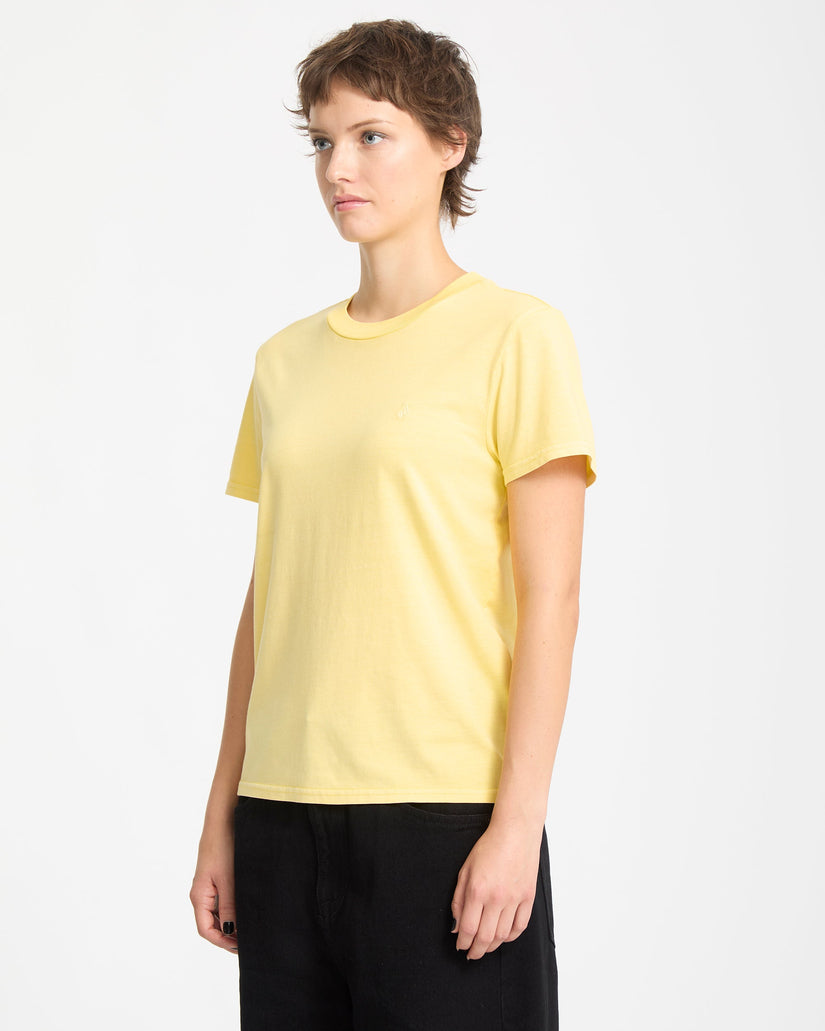 Camiseta Solid Stone Emb - Dawn Yellow