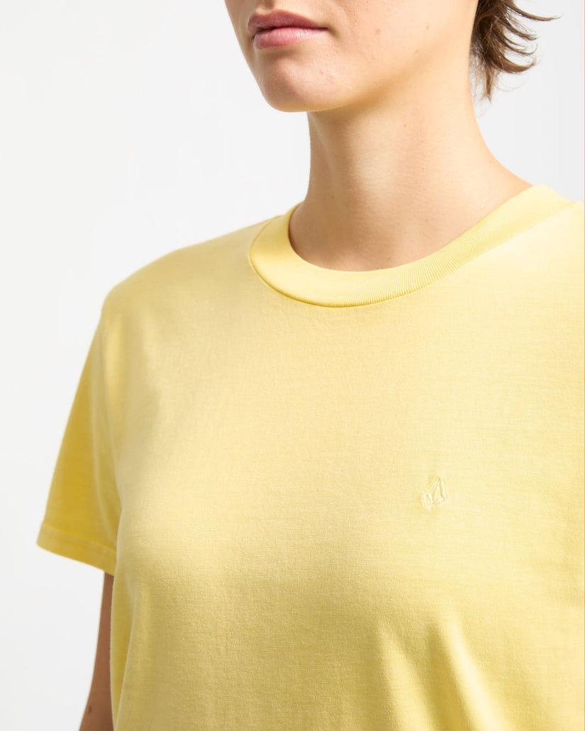 Camiseta Solid Stone Emb - Dawn Yellow