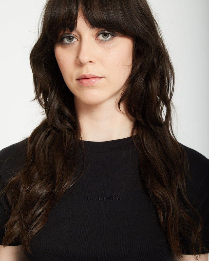 Camiseta Corta Volcomstone Tight - Black