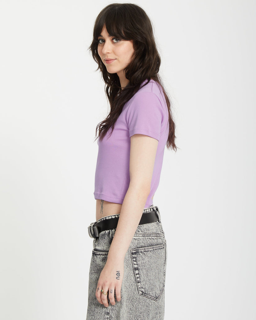 Camiseta corta Volcomstone Tight - IRIS PURPLE