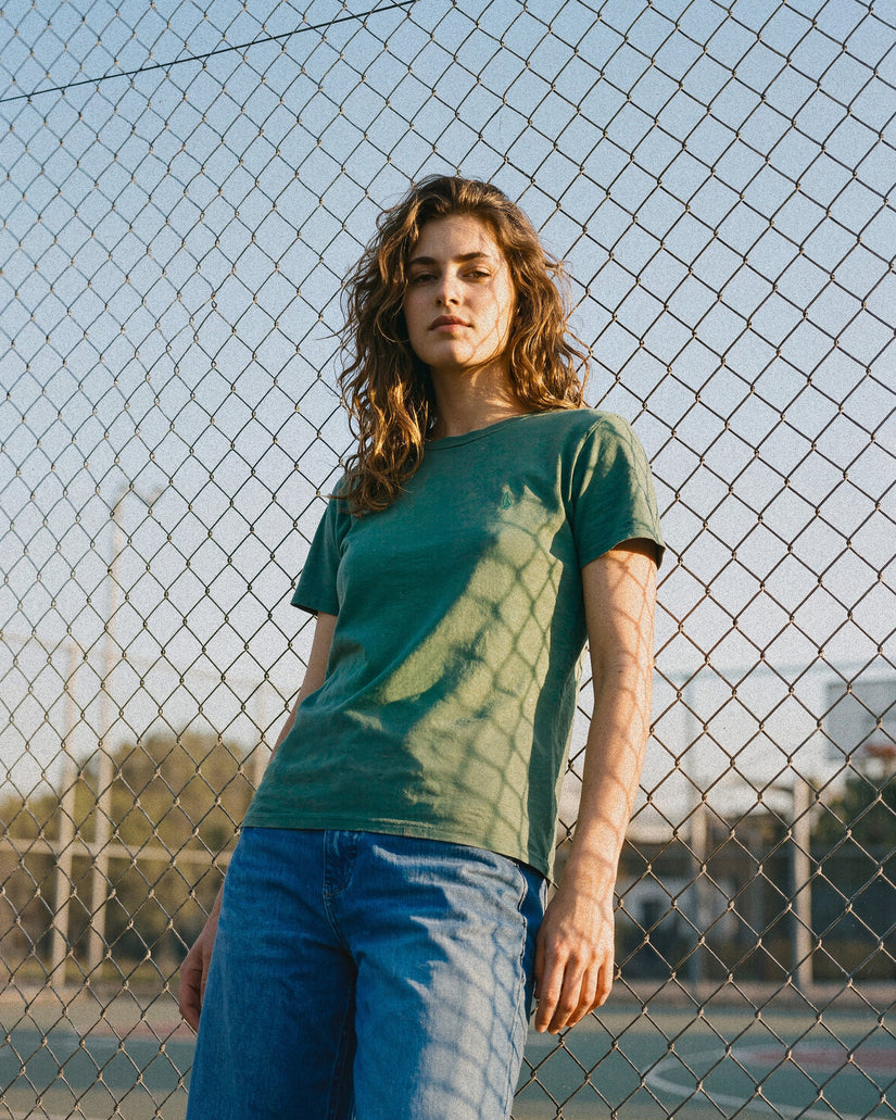 Camiseta Solid Stone - Evergreen