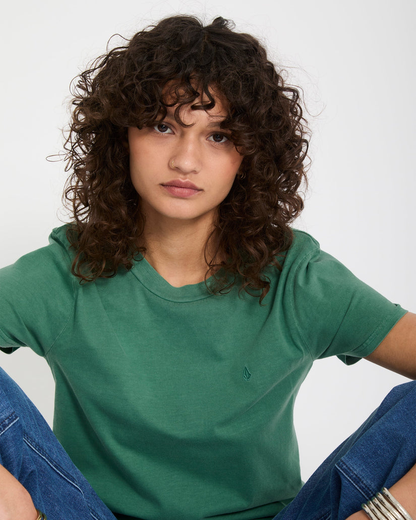Camiseta Solid Stone - Evergreen