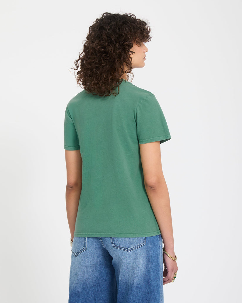 Camiseta Solid Stone - Evergreen