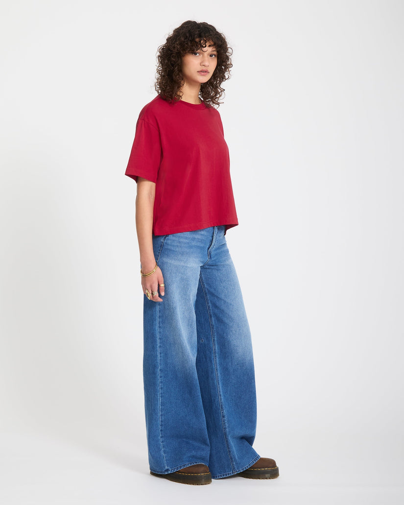 Camiseta Stone Blanks Up - Deep Red
