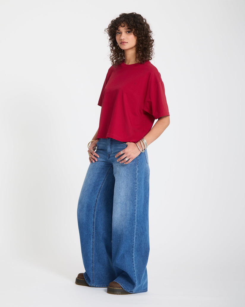 Camiseta Stone Blanks Up - Deep Red