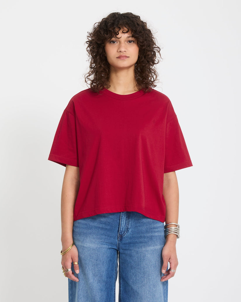 Camiseta Stone Blanks Up - Deep Red