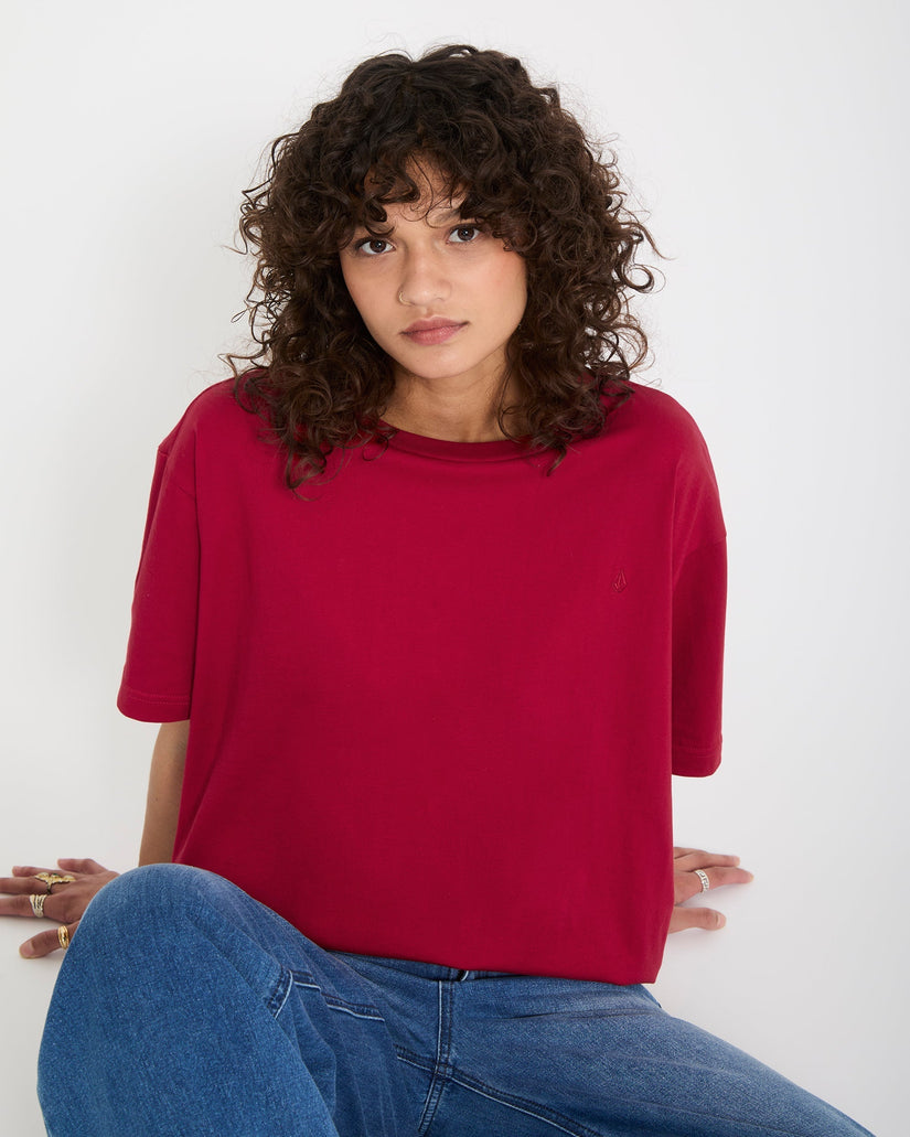 Camiseta Stone Blanks Up - Deep Red