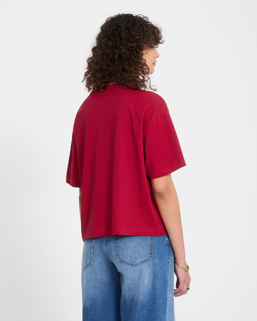 Camiseta Stone Blanks Up - Deep Red