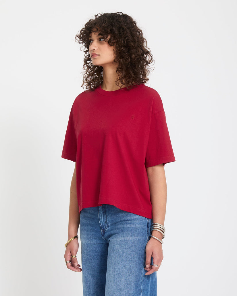 Camiseta Stone Blanks Up - Deep Red