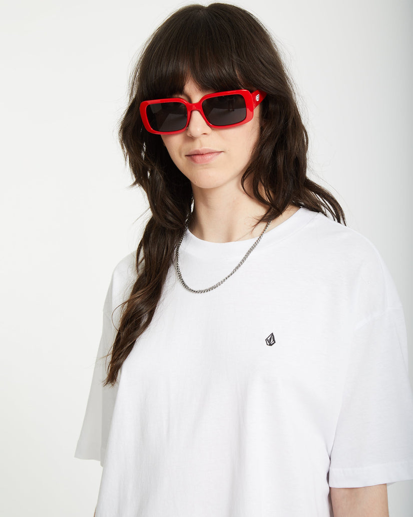 Camiseta Stone Blanks Up - White