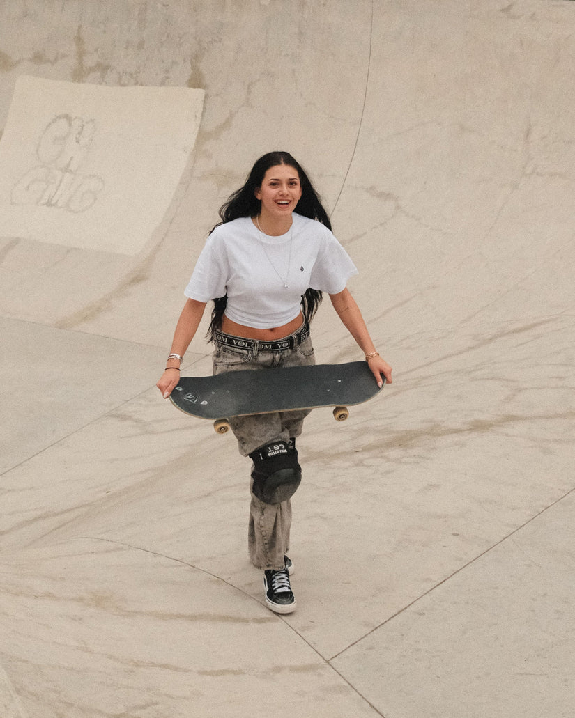 Camiseta Stone Blanks Up - White