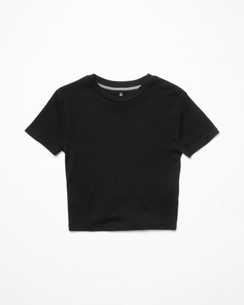 Camiseta crop top Volcomstone Tight - Black