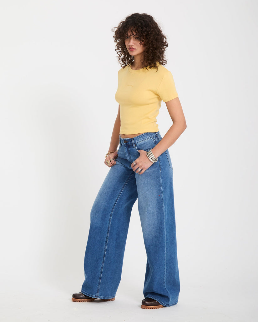 Camiseta crop top Volcomstone Tight - Sunburst