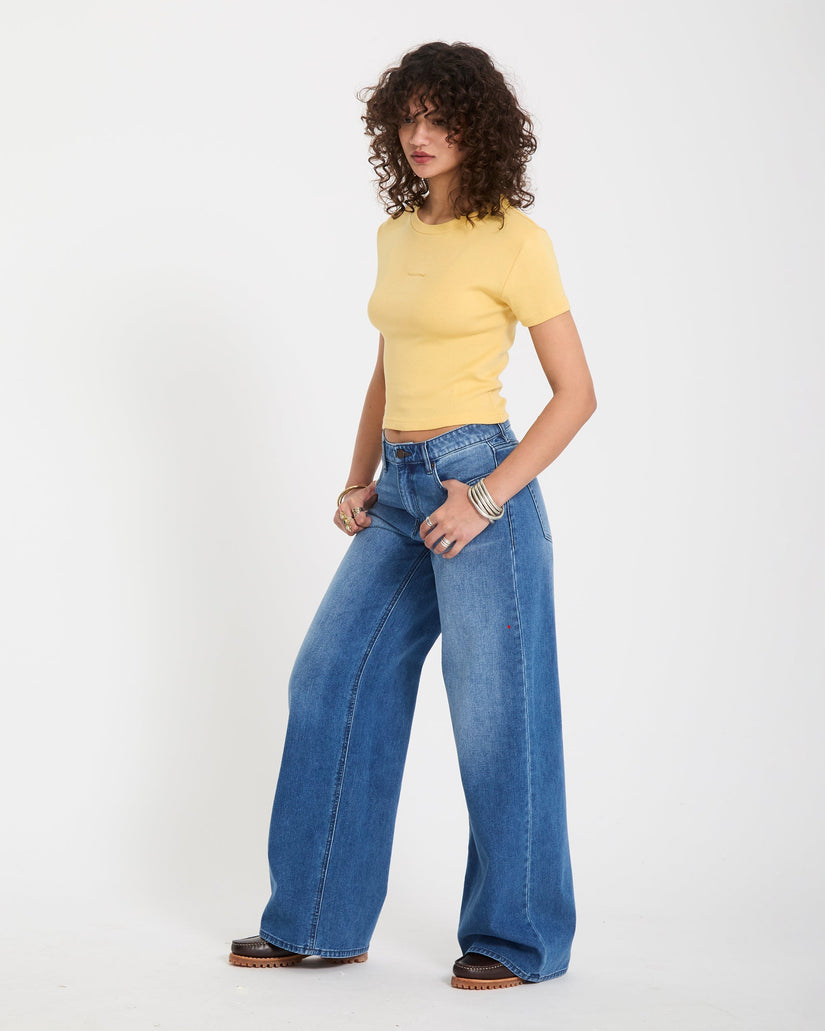 Camiseta crop top Volcomstone Tight - Sunburst