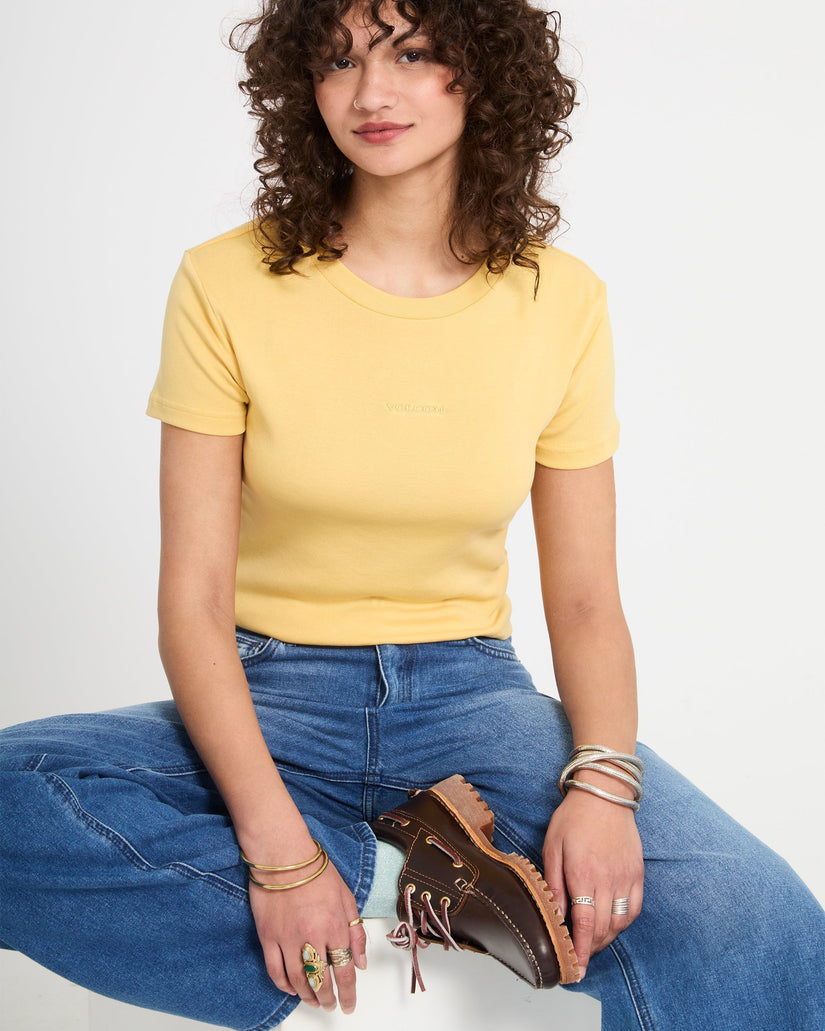 Camiseta crop top Volcomstone Tight - Sunburst