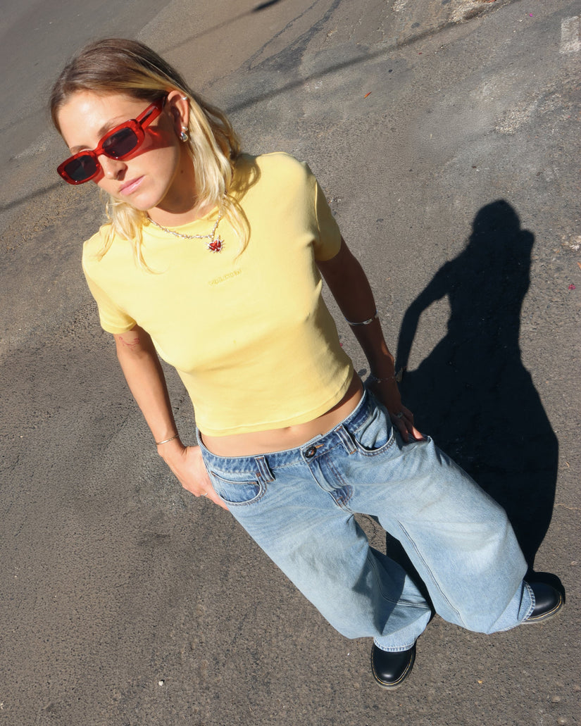 Camiseta crop top Volcomstone Tight - Sunburst