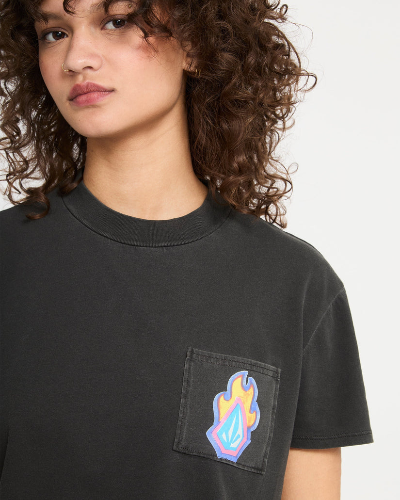 Camiseta Pocket Dial - Vintage Black